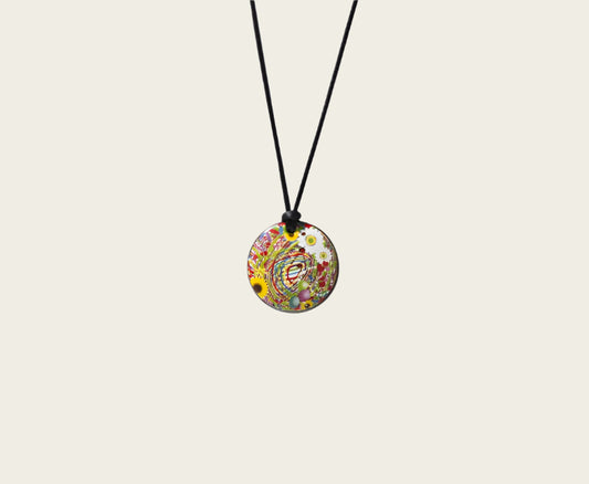 Paradiso Collectie rond porseleinen ketting hanger