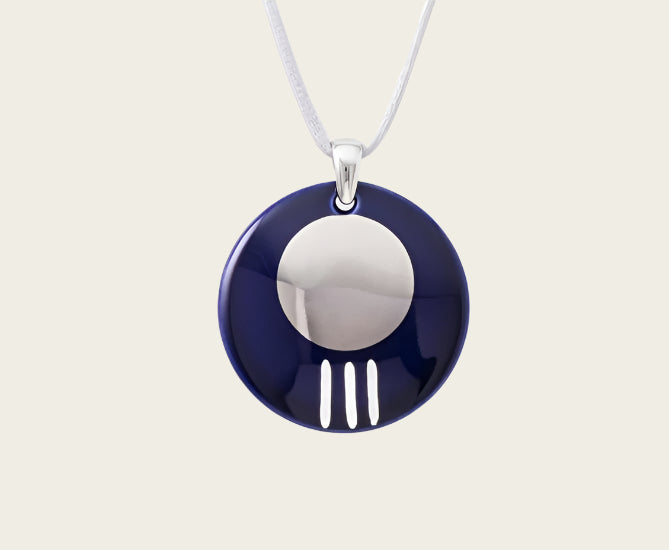 Oriënt Collectie rond porseleinen ketting hanger