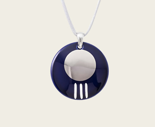 Oriënt Collectie rond porseleinen ketting hanger