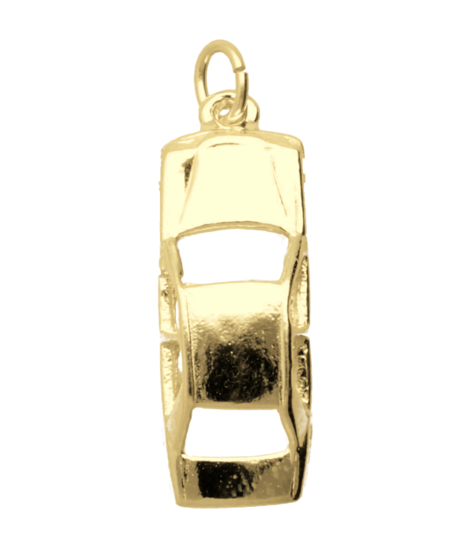 Gouden Duitse oldtimer auto ketting hanger - groot