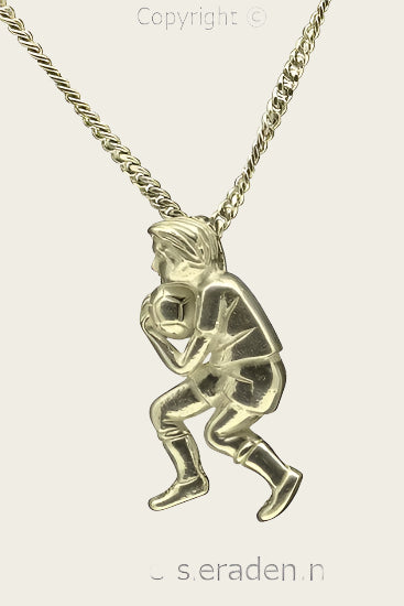 Gouden Keeper ketting hanger