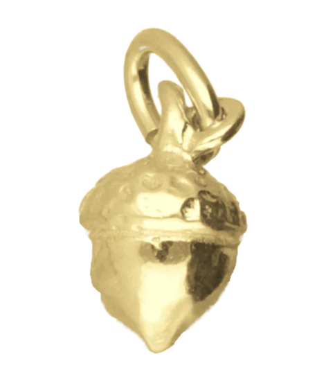 Zilveren Eikel ketting hanger - klein 1241854416