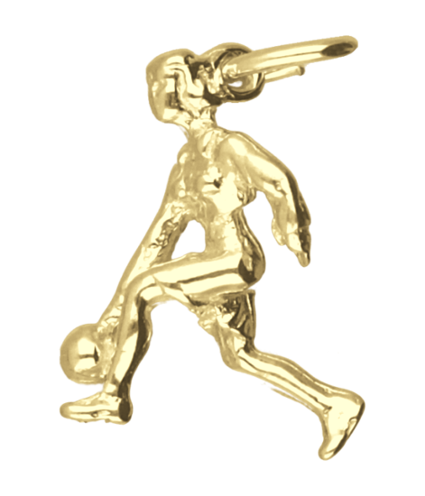 Gouden Bowlster ketting hanger
