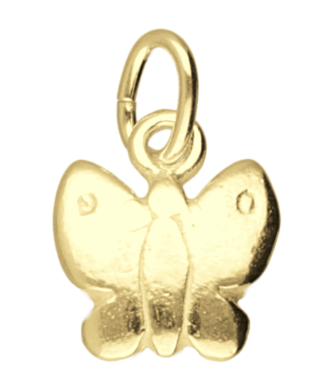 Gouden Vlinder ketting hanger