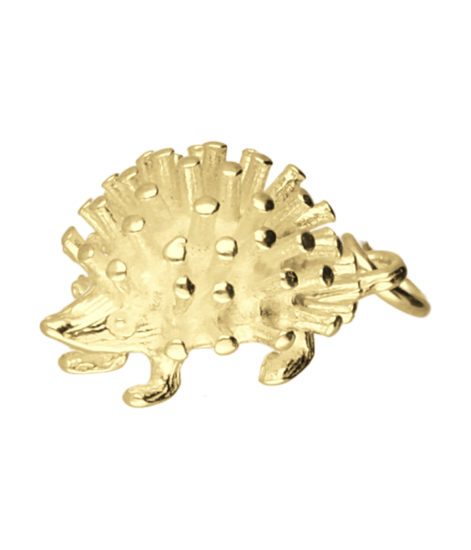Gouden Egel ketting hanger
