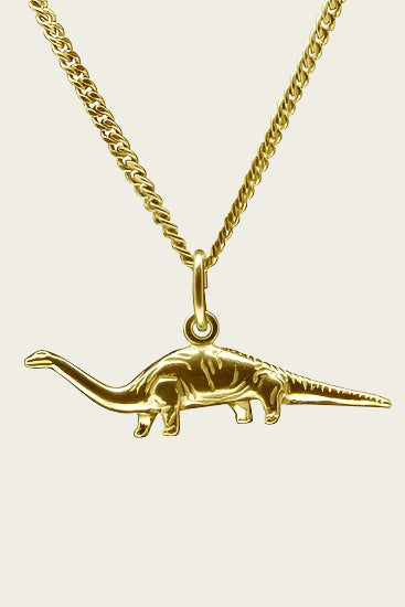Gouden Dinosaurus 1 ketting hanger