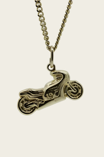 Gouden Motor ketting hanger