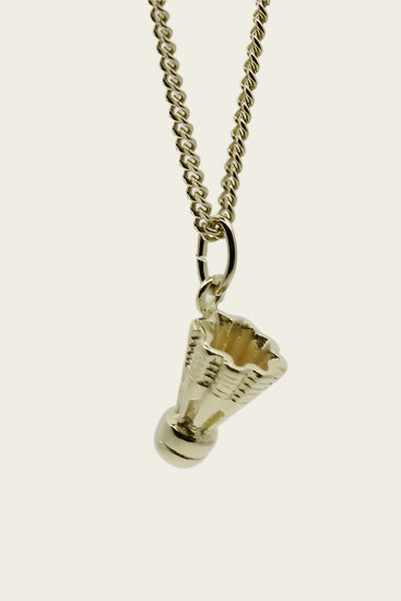 Gouden Shuttle ketting hanger