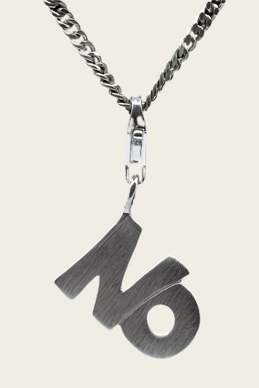 Zilveren Say No hanger en/of bedel