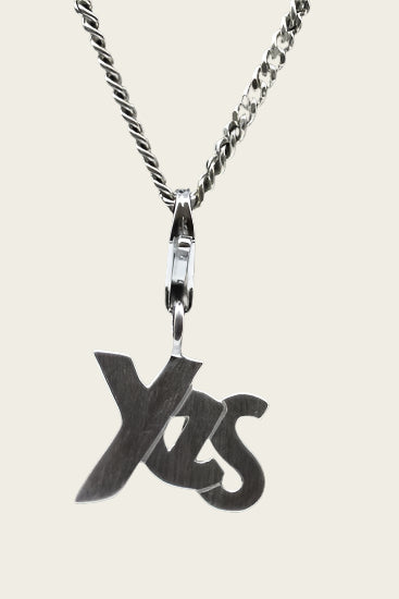 Zilveren Say Yes hanger en/of bedel