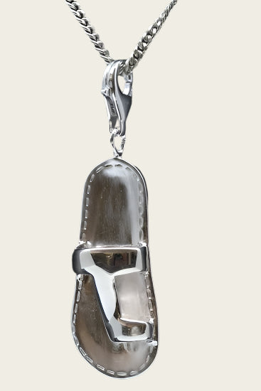 Silver Flip Flops Large Silver Pendant and/or Charm