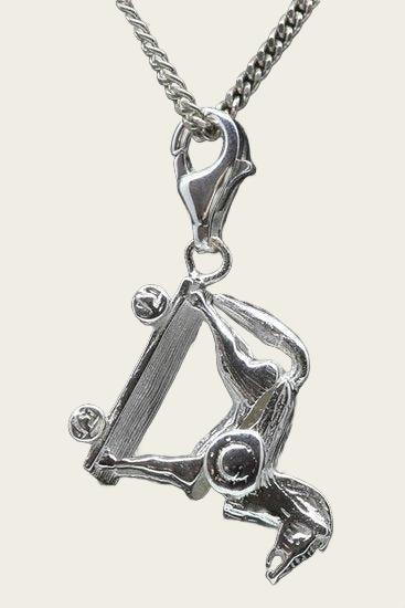 Zilveren Paard van Troje hanger en/of bedel
