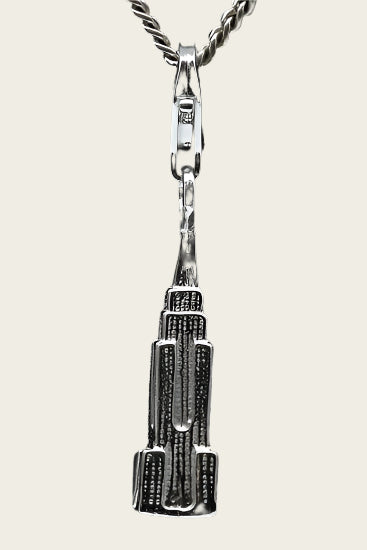 Zilveren Empire State Building New York hanger en/of bedel
