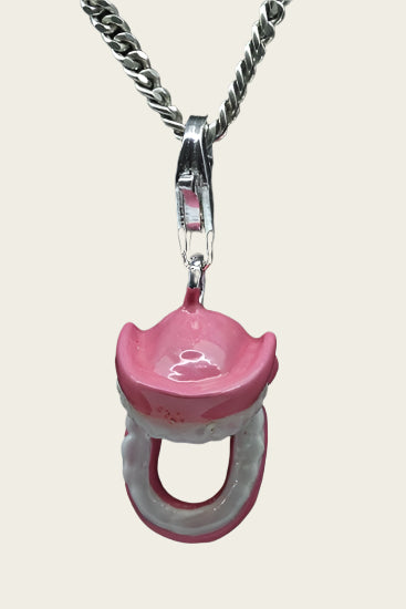 Zilveren Kunstgebit hanger en/of bedel