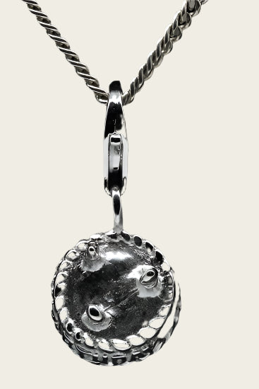 Silver Birthday Cake Pendant and/or Charm