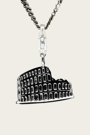 Zilveren Colosseum 2 Italië hanger en/of bedel
