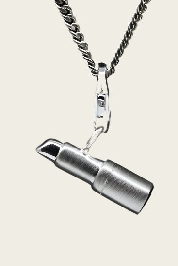 Silver Lipstick silver pendant and/or charm