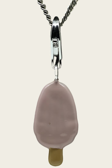 Zilveren IJsje Vanille hanger en/of bedel