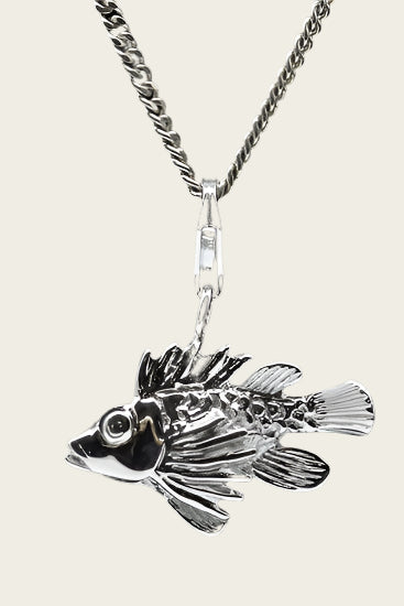 Silver Tropical fish pendant and/or charm
