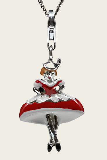Zilveren Klederklacht vrouw Beieren hanger en/of bedel