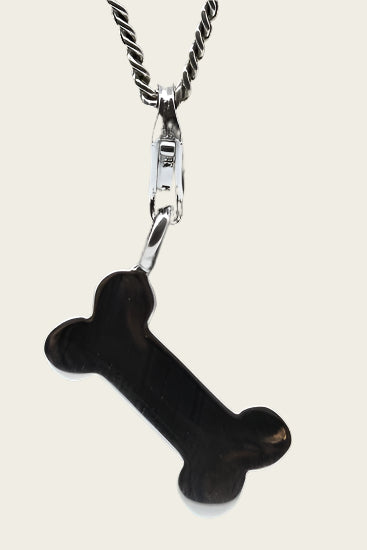 Zilveren Hondenbot hanger en/of bedel