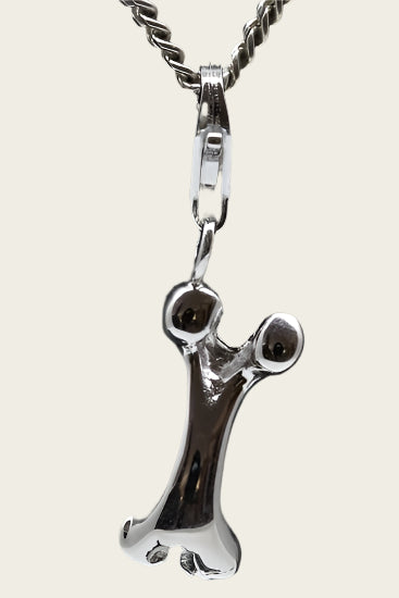 Zilveren Hondenbot 2 hanger en/of bedel