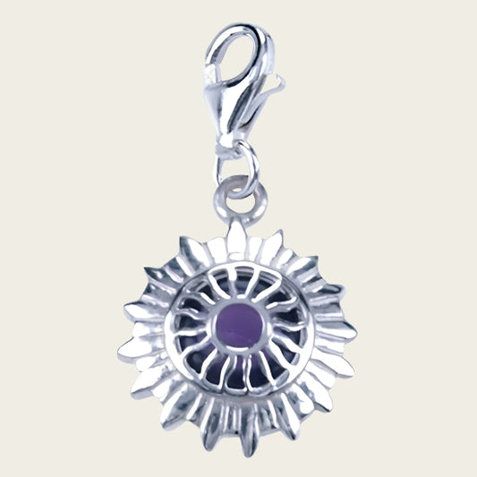 Zilveren Chakra kruin hanger en/of bedel