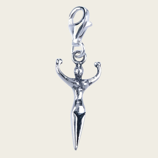 Zilveren Gaia hanger en/of bedel