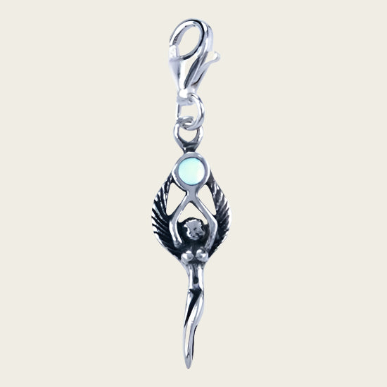 Silver Moon Goddess pendant and/or charm