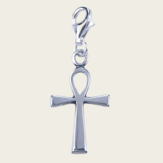 Zilveren Ankh hanger en/of bedel