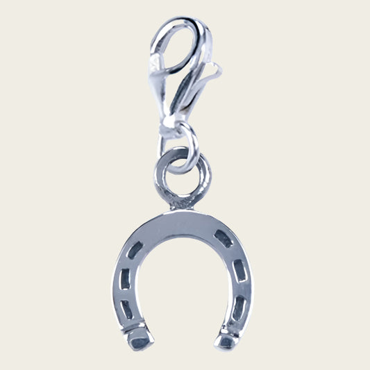 Zilveren Hoefijzer hanger en/of bedel