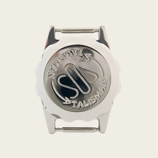 Verchroomde SOS Talisman horloge - 18mm