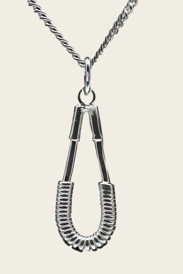 Silver Power Spring Necklace Pendant