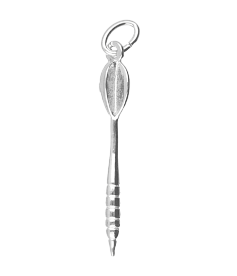 Silver Dart Necklace Pendant - Small