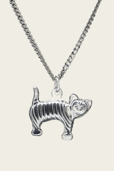 Silver Tiger Necklace Pendant