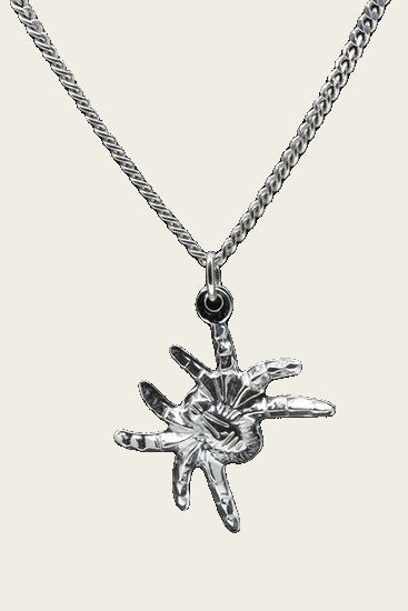Silver Spider Necklace Pendant