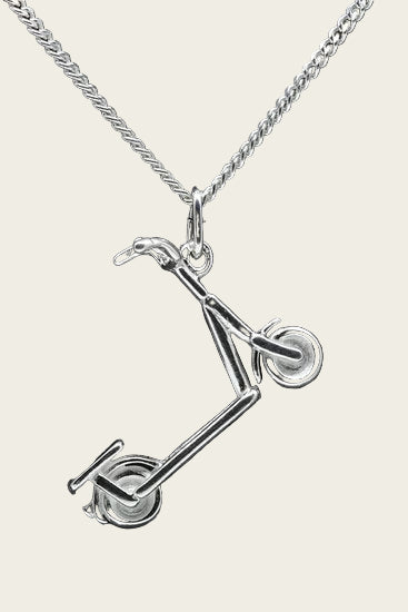 Zilveren Step ketting hanger