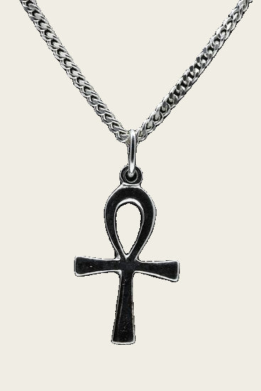 Zilveren Ankh ketting hanger - klein