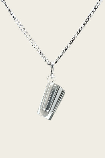 Silver Chef's Hat Necklace Pendant