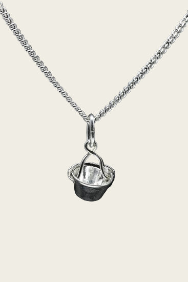 Zilveren Emmertje ketting hanger