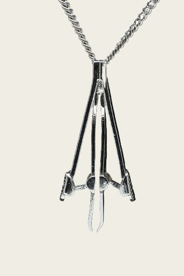Zilveren Epileerpincet ketting hanger