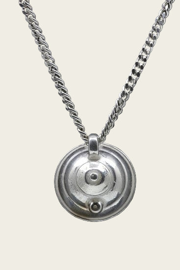 Zilveren Fluitketel ketting hanger