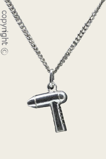 Zilveren Föhn 3 ketting hanger