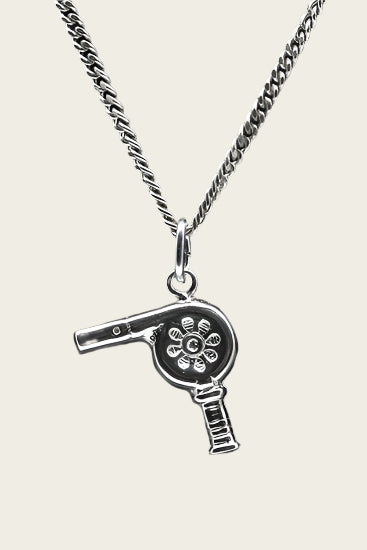 Zilveren Föhn 2 ketting hanger