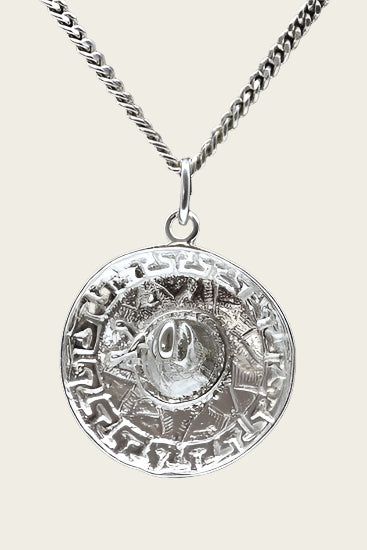 Silver Sombrero Necklace Pendant