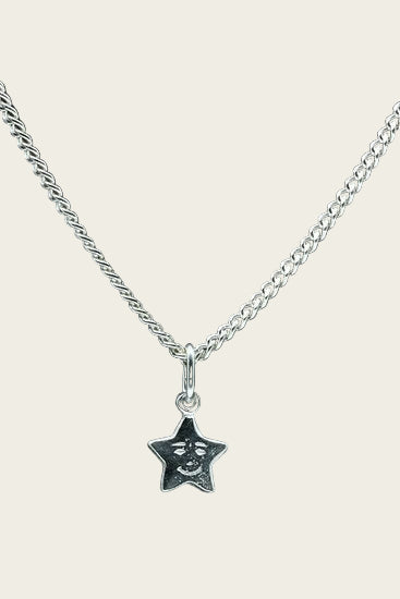 Zilveren Ster ketting hanger