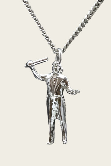 Zilveren Dirigent ketting hanger