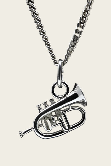 Zilveren Bugel ketting hanger