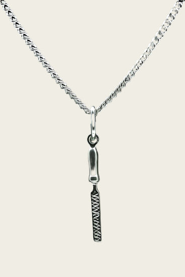 Silver File Necklace Pendant - Small