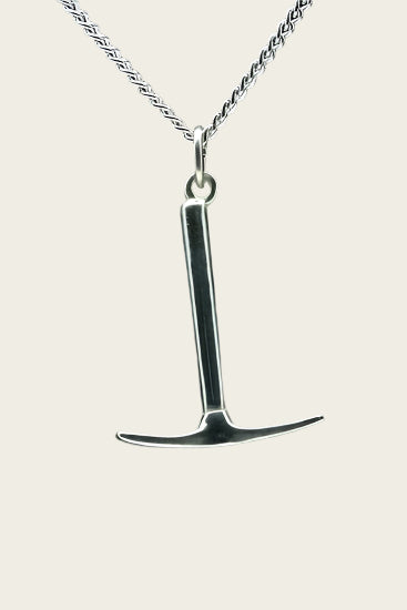 Zilveren Pikhouweel ketting hanger - 2